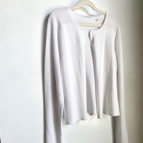 [NWoT] T Tahari Laser Cut Lightwgted Cardigan *NEW - Picture 10 of 13